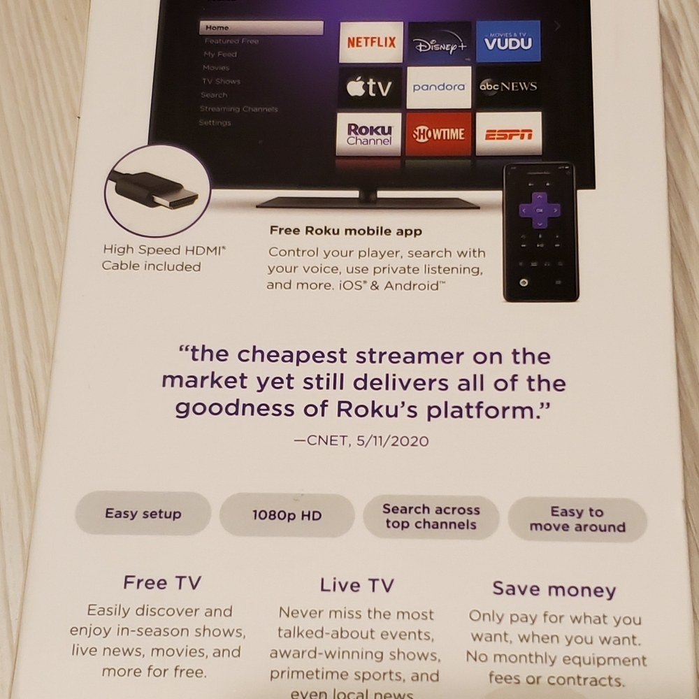 NWOT Roku SE - Picture 2 of 4